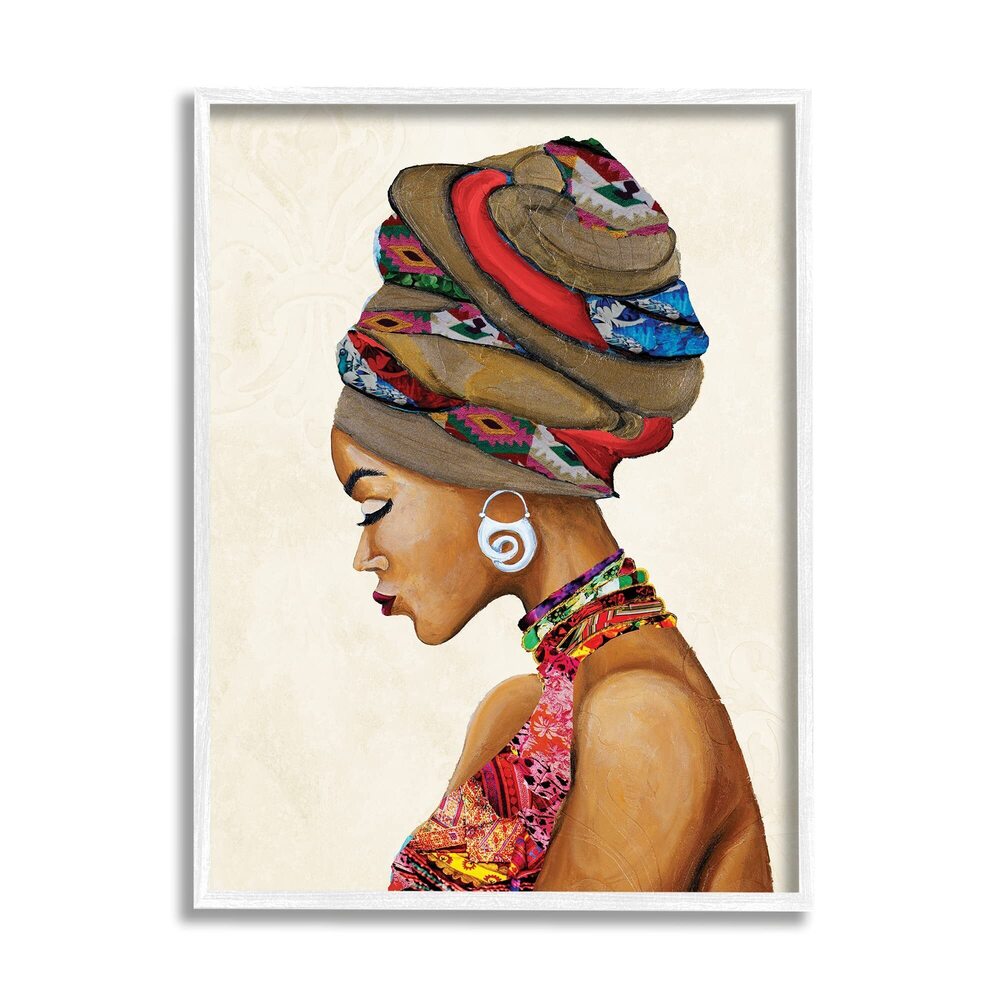 2254 Wearing Traditional African Fashion Headwrap